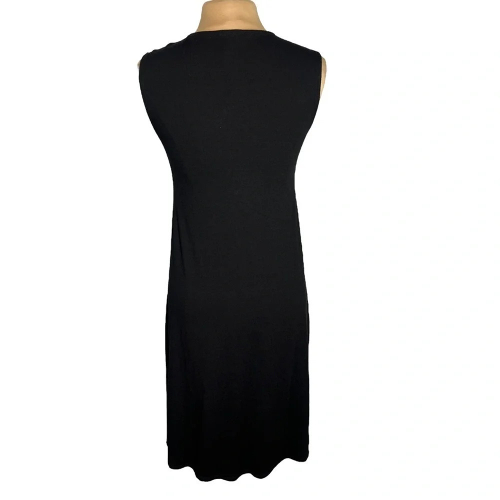 Eileen Fisher black tank dress size XS - Picture 5 of 8
